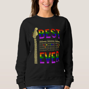 Lesbian Guitarist Best Dad Ever Lgbt Gay Pride D A Sweatshirt