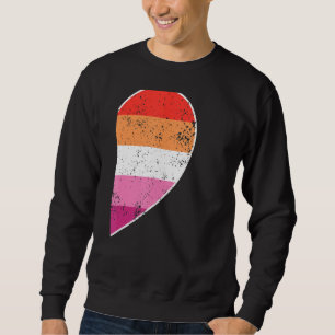 Lesbian Heart Lgbtq Matching Gay Couples Valentine Sweatshirt
