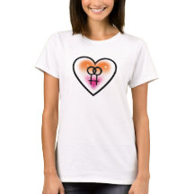 Lesbian Heart Pride T-Shirt