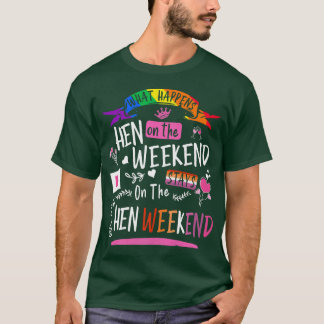 Lesbian Hen Do Outfits For Women & Group Hen Night T-Shirt