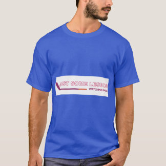 Lesbian Hockey Sticker T-Shirt