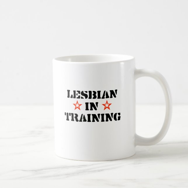 Lesbian in Training Coffee Mug (Right)