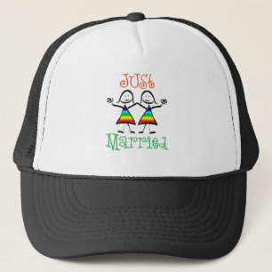Lesbian Just Married Trucker Hat