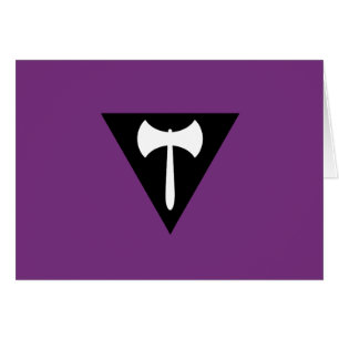 Lesbian Labrys Pride Flag