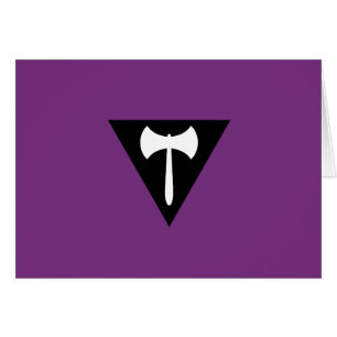 Lesbian Labrys Pride Flag