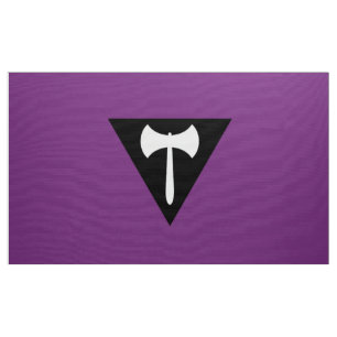 Lesbian Labrys Pride Flag Fabric
