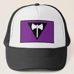 Lesbian Labrys Pride Flag Trucker Hat