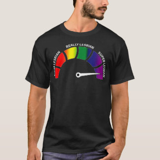 Lesbian Level Lesbian Stuff LGBTQ Pride  Lesbian P T-Shirt