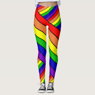 Lesbian LGBT Pride Rainbow Leggings