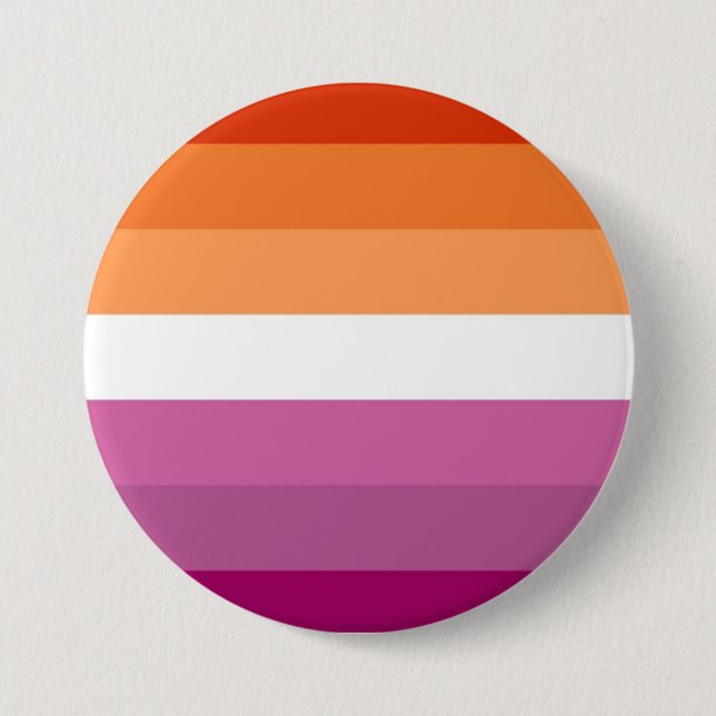 Lesbian LGBTQ Queer Pride Button  (Front)