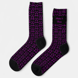 Lesbian Lovers Customisable Patterned Socks