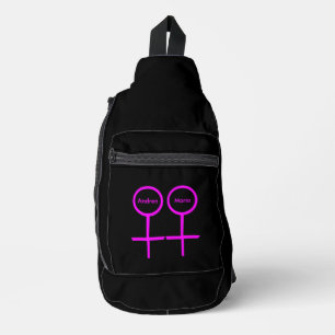Lesbian Lovers Customisable Sling Bag