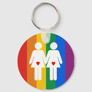 Lesbian Lovers - Key Ring