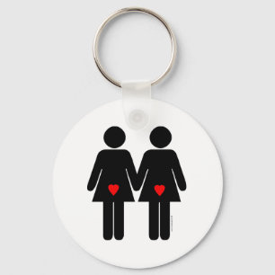 Lesbian Lovers Key Ring