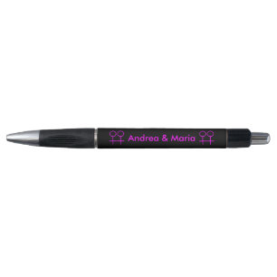 Lesbian Lovers Personalised Pen