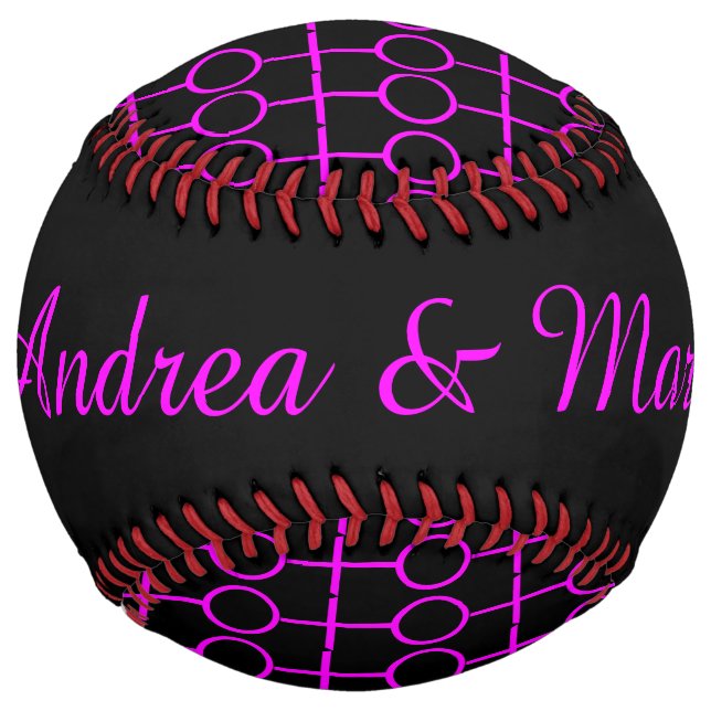 Lesbian Lovers Personalised Softball (Front)