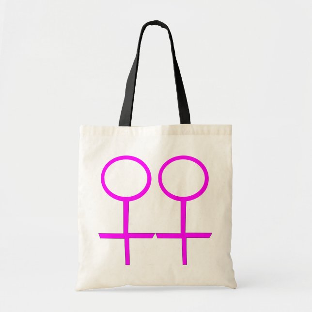 Lesbian Lovers Tote Bag (Front)