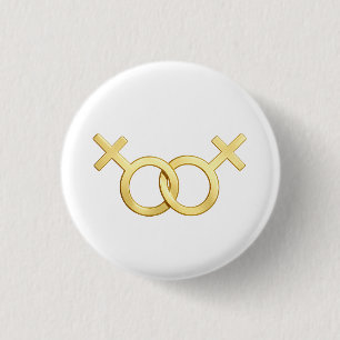 Lesbian Necklace , LGBTQ Pride Jewellery, Dainty R 3 Cm Round Badge