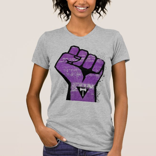 Lesbian Pride and Power T-Shirt (Front)