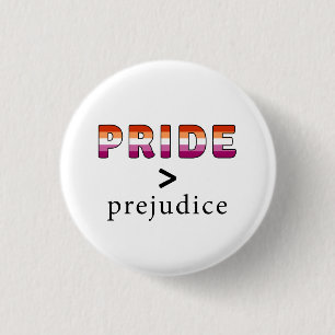 Lesbian Pride and Prejudice 3 Cm Round Badge