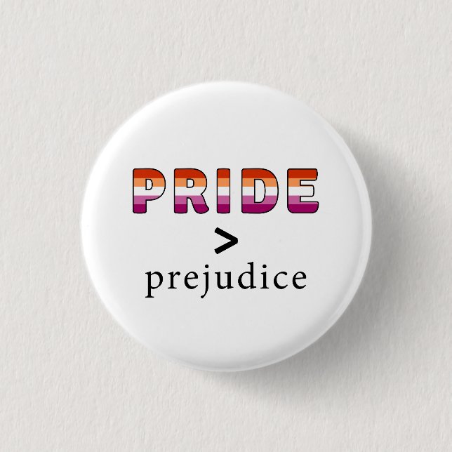 Lesbian Pride and Prejudice  3 Cm Round Badge (Front)