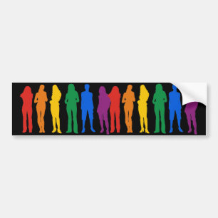 LESBIAN PRIDE BUMPER STICKER