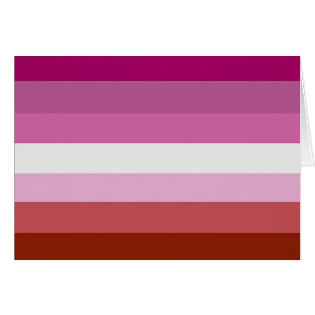 Lesbian Pride Flag (Front Horizontal)