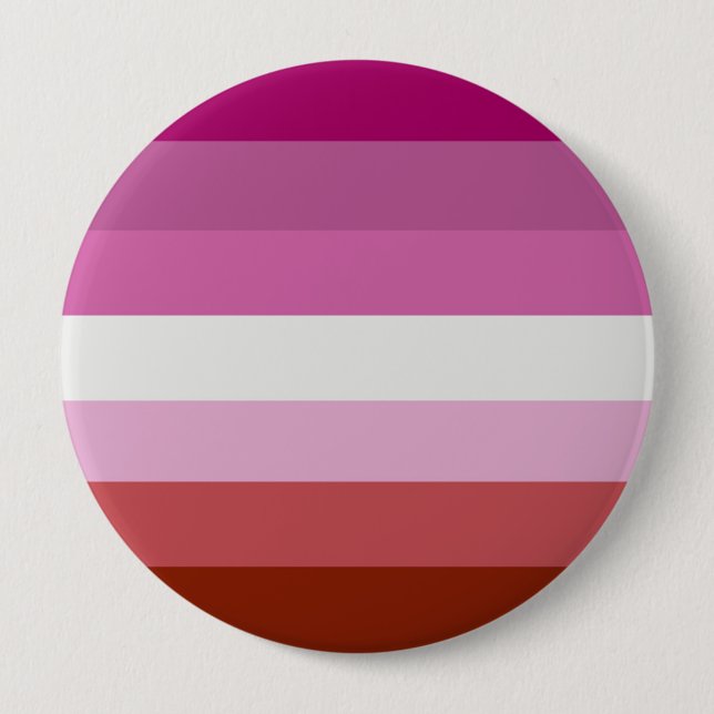 Lesbian Pride Flag 10 Cm Round Badge (Front)