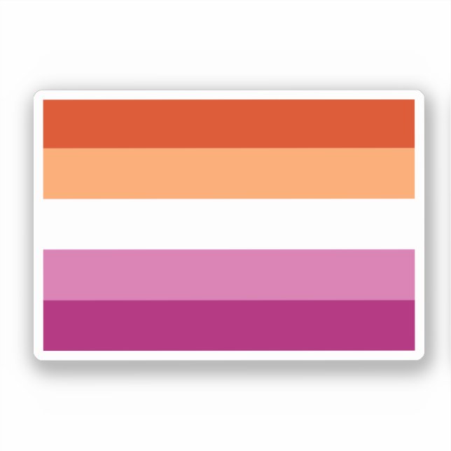 Lesbian Pride Flag (5 Stripes) (Front)