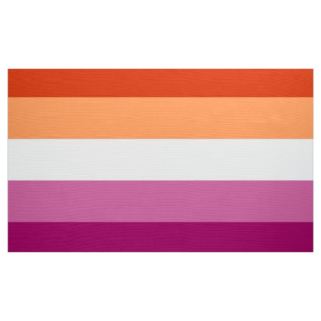 Lesbian Pride Flag (5 Stripes) Fabric (Yard)