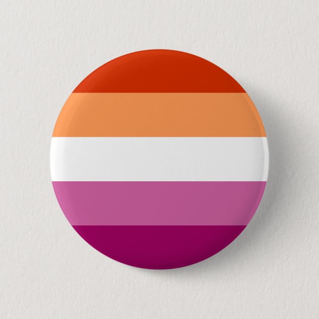 Lesbian Pride Flag 6 Cm Round Badge (Front)
