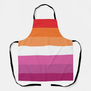 Lesbian Pride Flag Apron