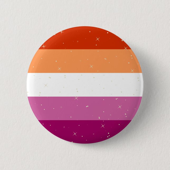 Lesbian Pride Flag Badge (Front)