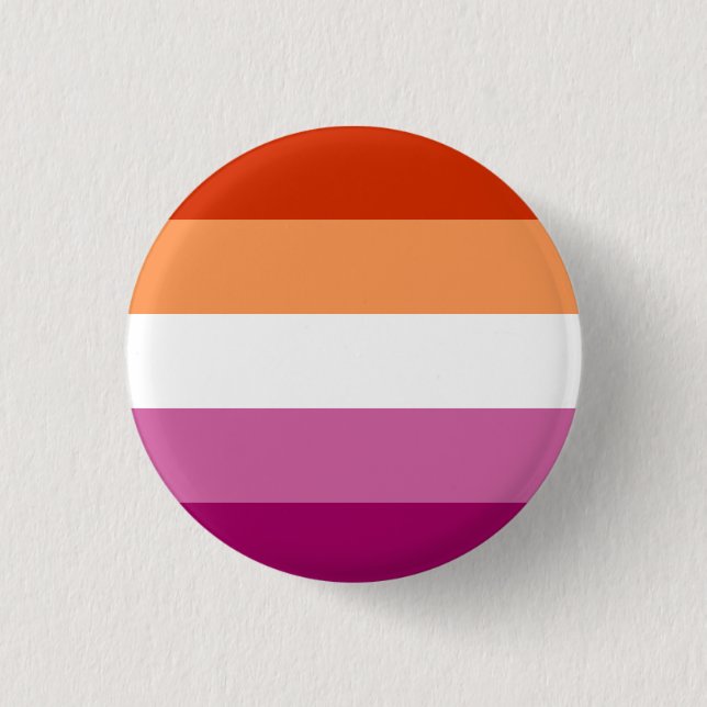 Lesbian Pride Flag Badge (Front)
