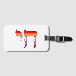 Lesbian Pride Flag Chai Luggage Tag