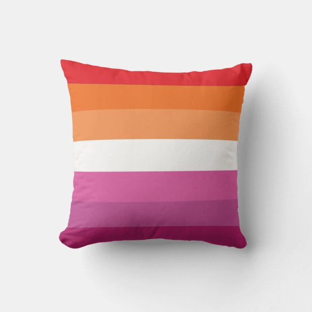 Lesbian Pride Flag Cushion (Front)