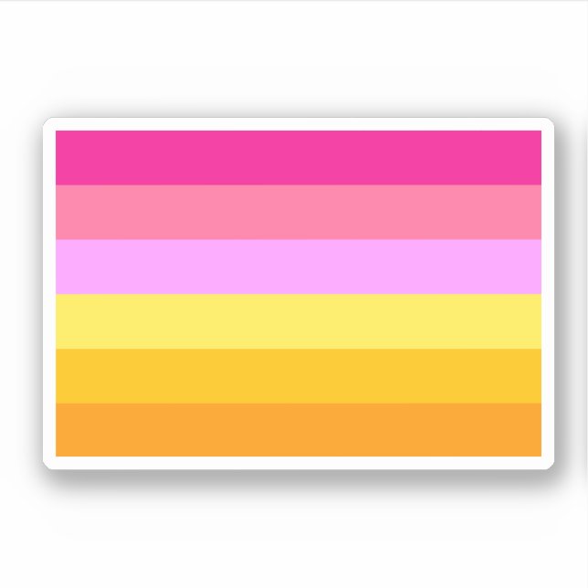Lesbian Pride Flag (Dawn) (Front)