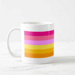 Lesbian Pride Flag (Dawn) Coffee Mug