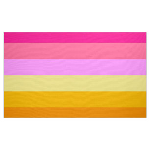 Lesbian Pride Flag (Dawn) Fabric