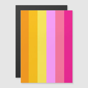 Lesbian Pride Flag (Dawn) Magnetic Invitation