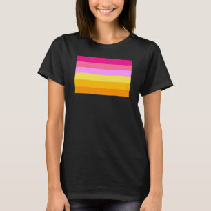Lesbian Pride Flag (Dawn) T-Shirt