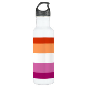 Lesbian Pride Flag LGBTQ 710 Ml Water Bottle