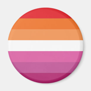 Lesbian Pride Flag Magnet