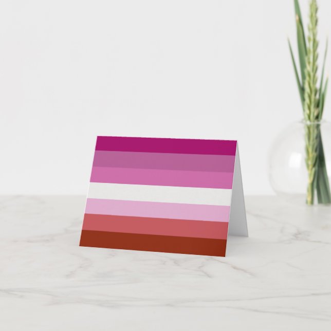 Lesbian Pride Flag (Origin) Announcement (Front)