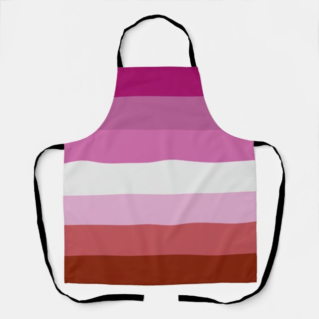 Lesbian Pride Flag (Origin) Apron (Front)