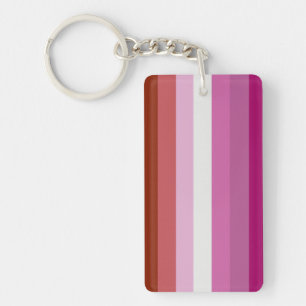 Lesbian Pride Flag (Origin) Key Ring