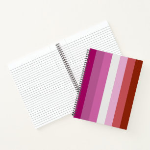 Lesbian Pride Flag (Origin) Notebook