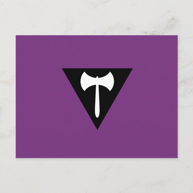 Lesbian Pride Flag Postcard (Front)