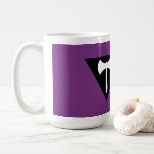 Lesbian Pride Flag Purple Axe Coffee Mug