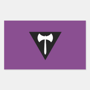 Lesbian Pride Flag Rectangular Sticker